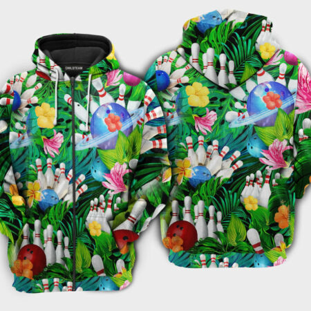 Bowling What Happens At Bowling Stays At Bowling - Hoodie - HOOD04NVC180921