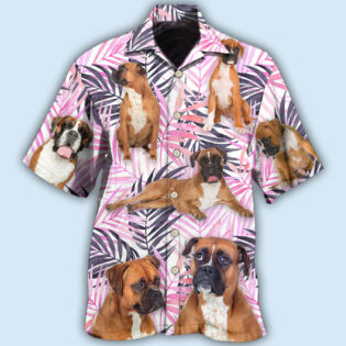 Boxer Tropical Leaf Style - Hawaiian Shirt - Owl Ohh - Owl Ohh