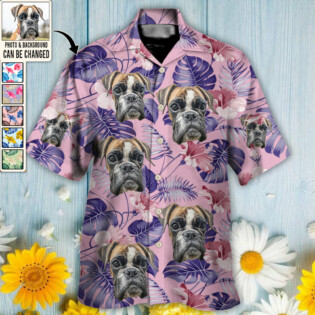 Dog Lucky You Want Tropical Custom Photo - Hawaiian Shirt - Personalized Photo Gifts-Owl Ohh