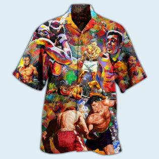 Boxing Is My Therapy Mix Color - Hawaiian Shirt - Owl Ohh - Owl Ohh