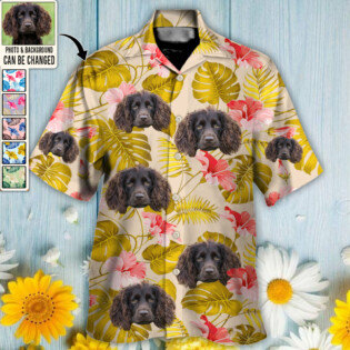 Dog Lucky You Want Tropical Custom Photo - Hawaiian Shirt - Personalized Photo Gifts-Owl Ohh