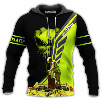 Bricklayer Grate Personalized With 2 Colors - Hoodie - Owl Ohh - Owl Ohh