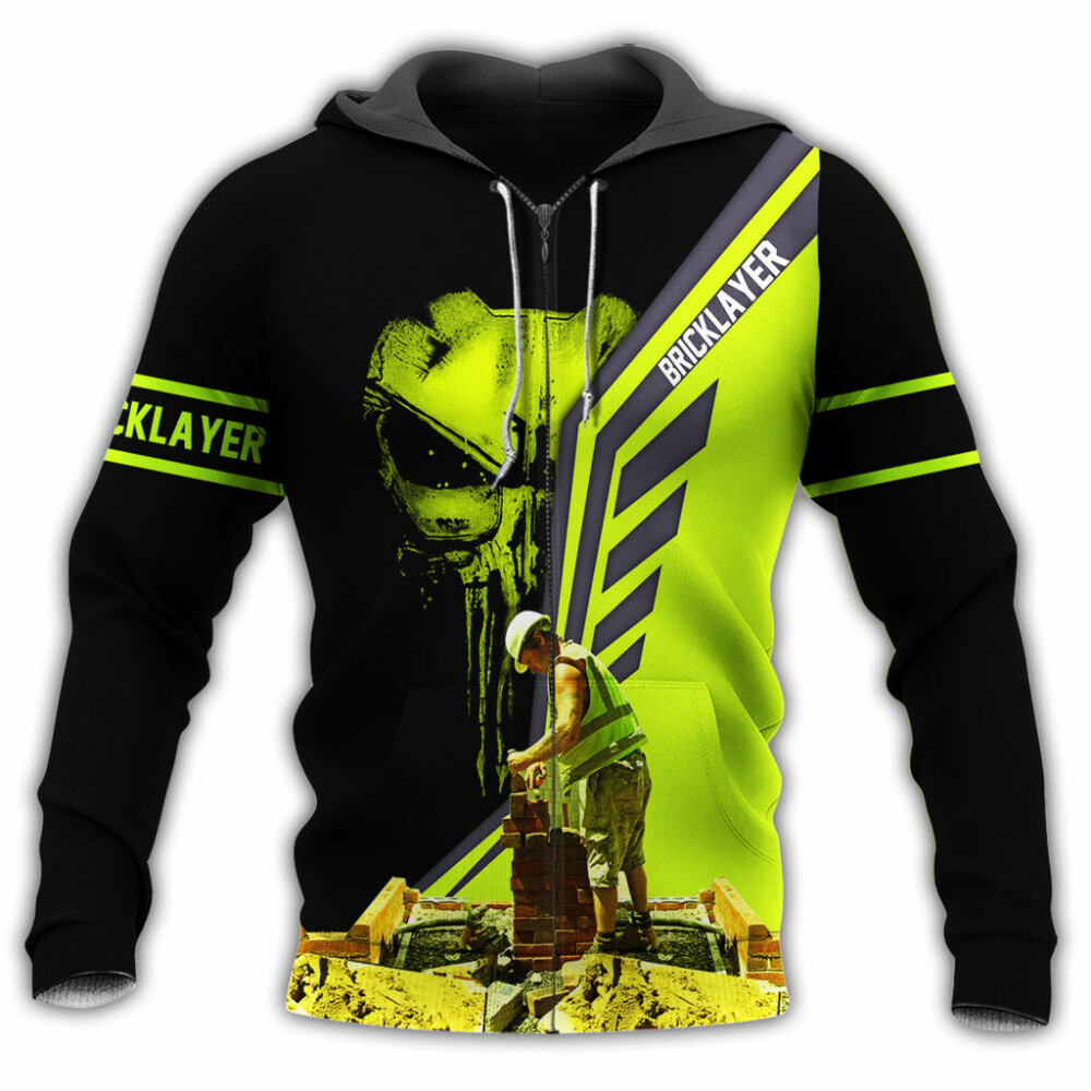 Bricklayer Grate Personalized With 2 Colors - Hoodie - Owl Ohh - Owl Ohh