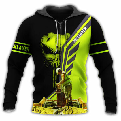 Bricklayer Grate Personalized With 2 Colors - Hoodie - Owl Ohh - Owl Ohh