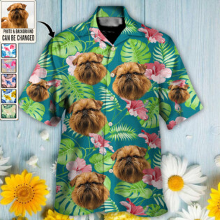 Dog Lucky You Want Tropical Custom Photo - Hawaiian Shirt - Personalized Photo Gifts-Owl Ohh