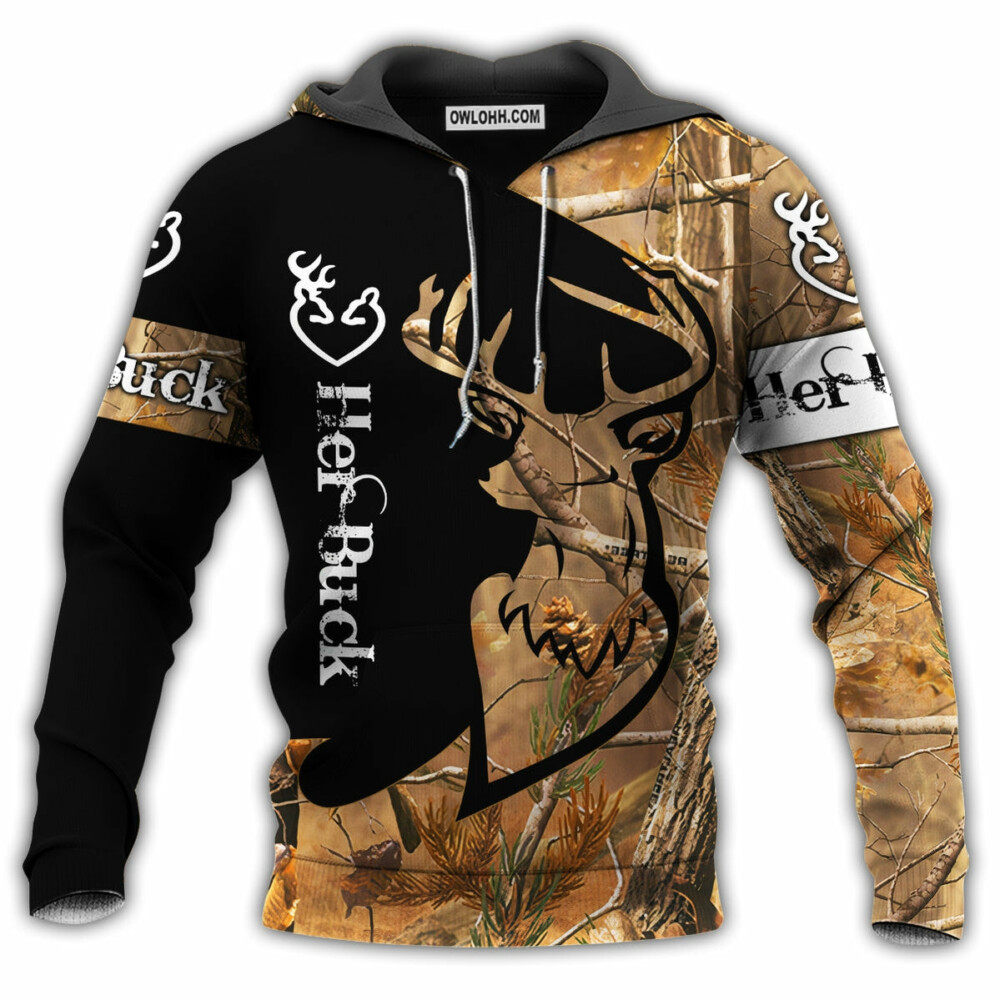 Hunting Buck And Doe Deer Hunting I Choose You - Hoodie - Owl Ohh - Owl Ohh