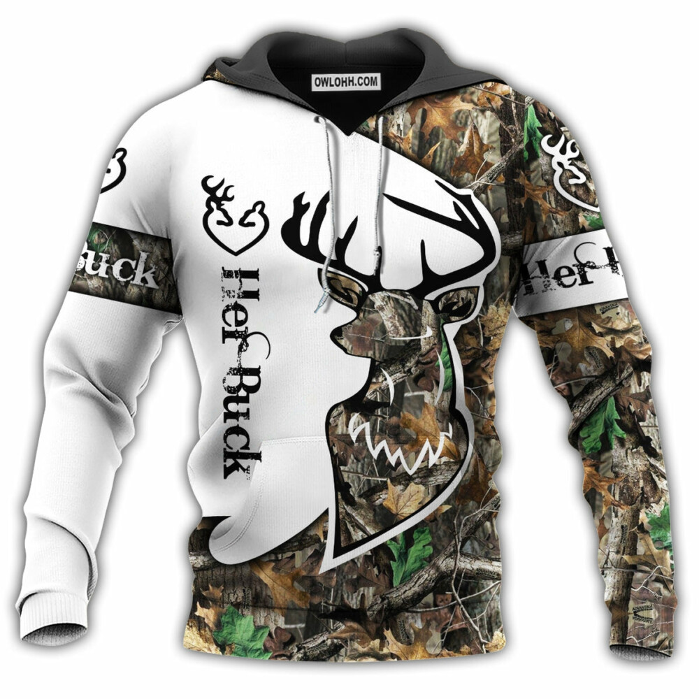 Hunting Buck And Doe Deer Hunting I Choose You Amazing - Hoodie - Owl Ohh - Owl Ohh