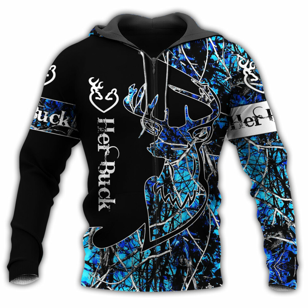 Hunting Buck And Doe Deer Hunting I Choose You In Life - Hoodie - Owl Ohh - Owl Ohh