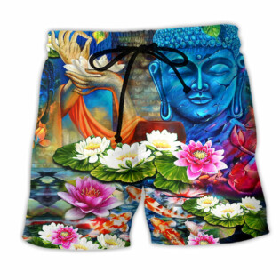 Buddha What You Think You Become - Beach Short - Owl Ohh - Owl Ohh