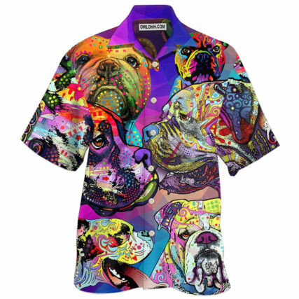 Bulldog All I Need Is Cool Bulldog - Hawaiian Shirt - Owl Ohh - Owl Ohh