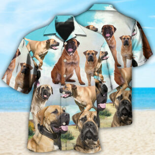 Bullmastiff Dog Beautiful Style - Hawaiian Shirt - Owl Ohh - Owl Ohh