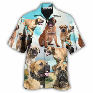 Bullmastiff Dog Beautiful Style - Hawaiian Shirt - Owl Ohh - Owl Ohh
