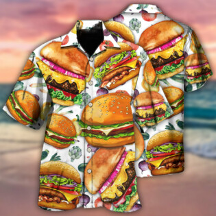 Food Big Burger Life Is Better With Burger - Hawaiian Shirt - Owl Ohh - Owl Ohh