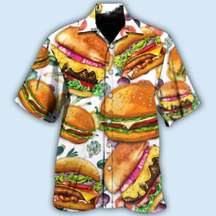 Food Big Burger Life Is Better With Burger - Hawaiian Shirt - Owl Ohh - Owl Ohh