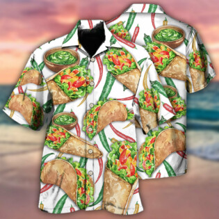 Food Burritos Make Me Happy Delicious Meal - Hawaiian Shirt - Owl Ohh - Owl Ohh