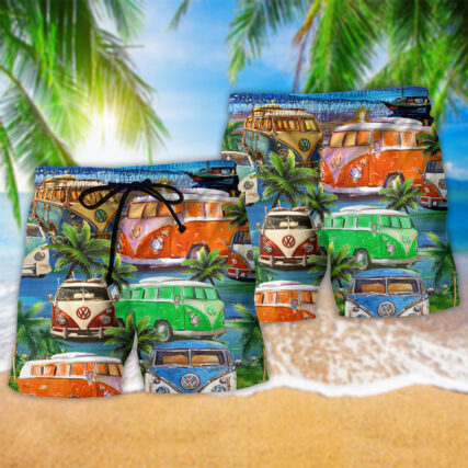 Bus Good Times And Tan Lines - Beach Short - Owl Ohh - Owl Ohh