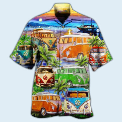 Bus Good Times And Tan Lines On The Beach - Hawaiian Shirt - Owl Ohh - Owl Ohh