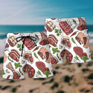 Food Meat Delicious Meal - Beach Short - Owl Ohh - Owl Ohh
