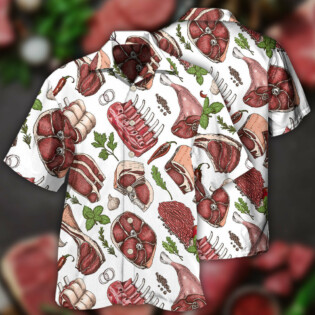 Food Meat Delicious Meal - Hawaiian Shirt - Owl Ohh - Owl Ohh