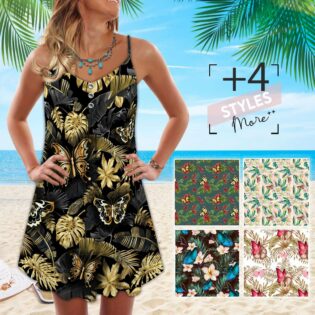 Butterfly Tropical Amazing Pattern - Summer Dress - Owl Ohh - Owl Ohh