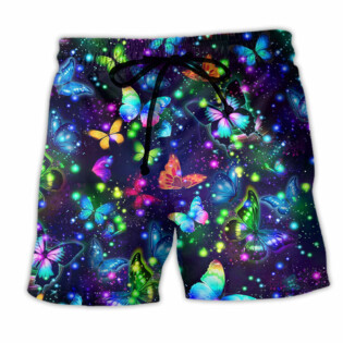 Butterfly Colorful Lover Style - Beach Short - Owl Ohh - Owl Ohh