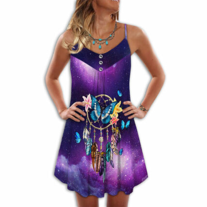 Butterfly Dreamcatcher With Royal Color - Summer Dress - Owl Ohh - Owl Ohh