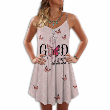 Butterfly Faith God Is Good All The Time - Summer Dress - Owl Ohh - Owl Ohh
