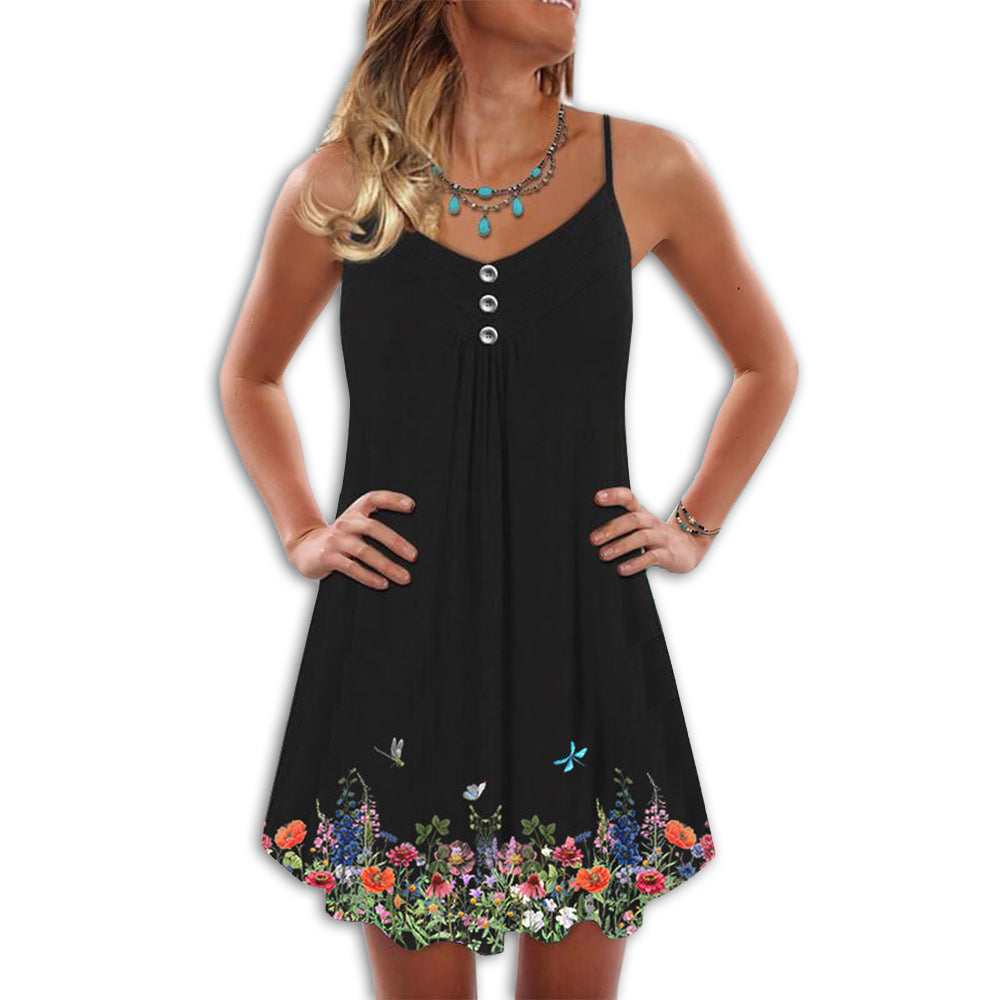 Butterfly Flower With Classic Style - Summer Dress - Owl Ohh - Owl Ohh