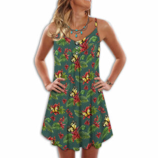 Butterfly Tropical Amazing Pattern - Summer Dress - Owl Ohh - Owl Ohh
