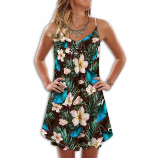 Butterfly Tropical Amazing Pattern - Summer Dress - Owl Ohh - Owl Ohh