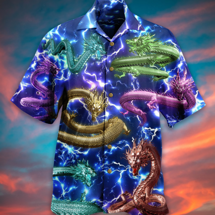Dragon Love Life Amazing Lightning - Hawaiian Shirt - Owl Ohh - Owl Ohh