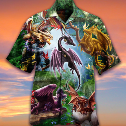 Dragon Fly Love Life Love Sky - Hawaiian Shirt - Owl Ohh - Owl Ohh