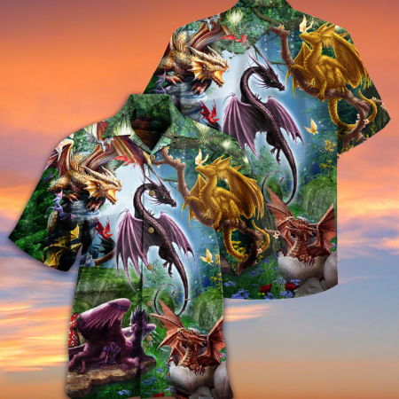 Dragon Fly Love Life Love Sky - Hawaiian Shirt - Owl Ohh - Owl Ohh