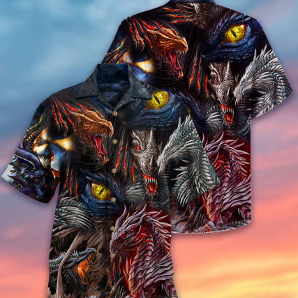 Dragon Amazing Love Life So Cool - Hawaiian Shirt - Owl Ohh - Owl Ohh