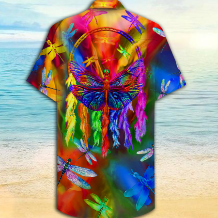 Dragon Dragonfly Colorful Love Life - Hawaiian Shirt - Owl Ohh - Owl Ohh