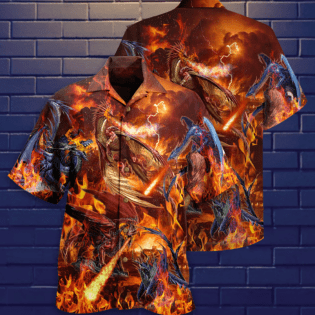 Dragon Fire Combat Amazing - Hawaiian Shirt - Owl Ohh - Owl Ohh