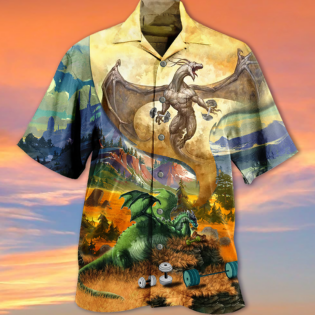 Dragon Gymer Love Life So Cool - Hawaiian Shirt - Owl Ohh - Owl Ohh
