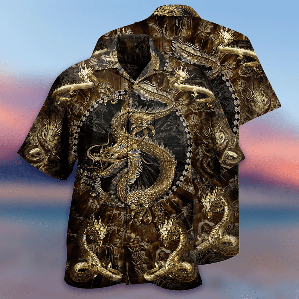 Dragon Vintage Love Life - Hawaiian Shirt - Owl Ohh - Owl Ohh