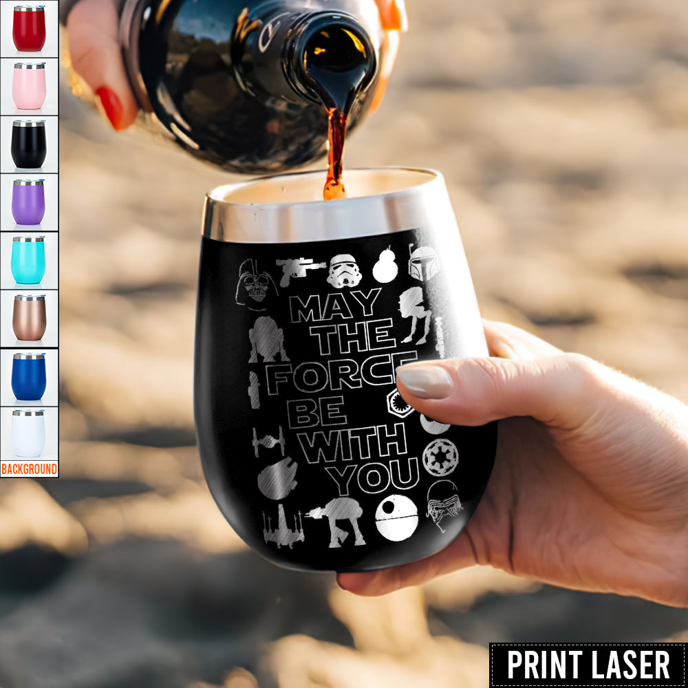 Star Wars May The Force Be With You - Print Laser Egg Cup