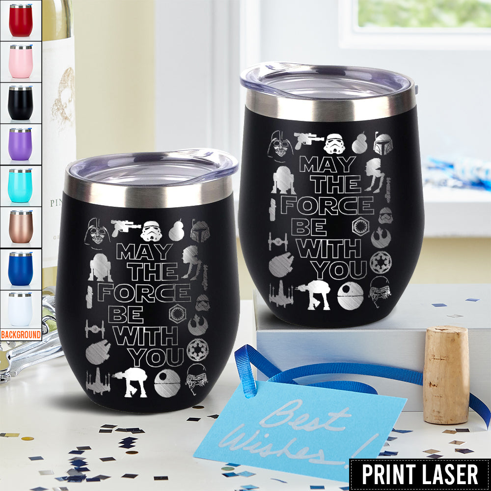Star Wars May The Force Be With You - Print Laser Egg Cup