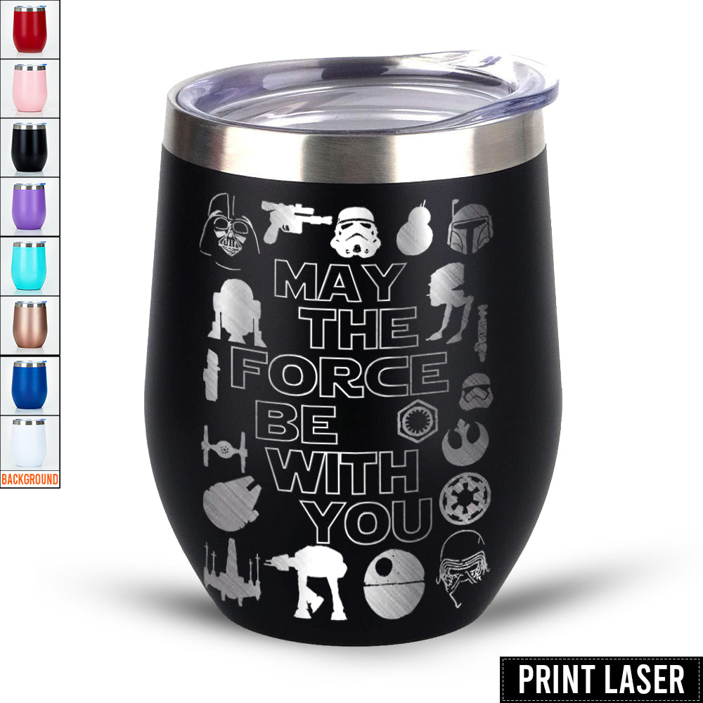 Star Wars May The Force Be With You - Print Laser Egg Cup