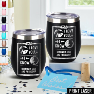 Star Wars The Best Scene Is Han And Leia's 'I Love You' 'I Know' - Print Laser Egg Cup