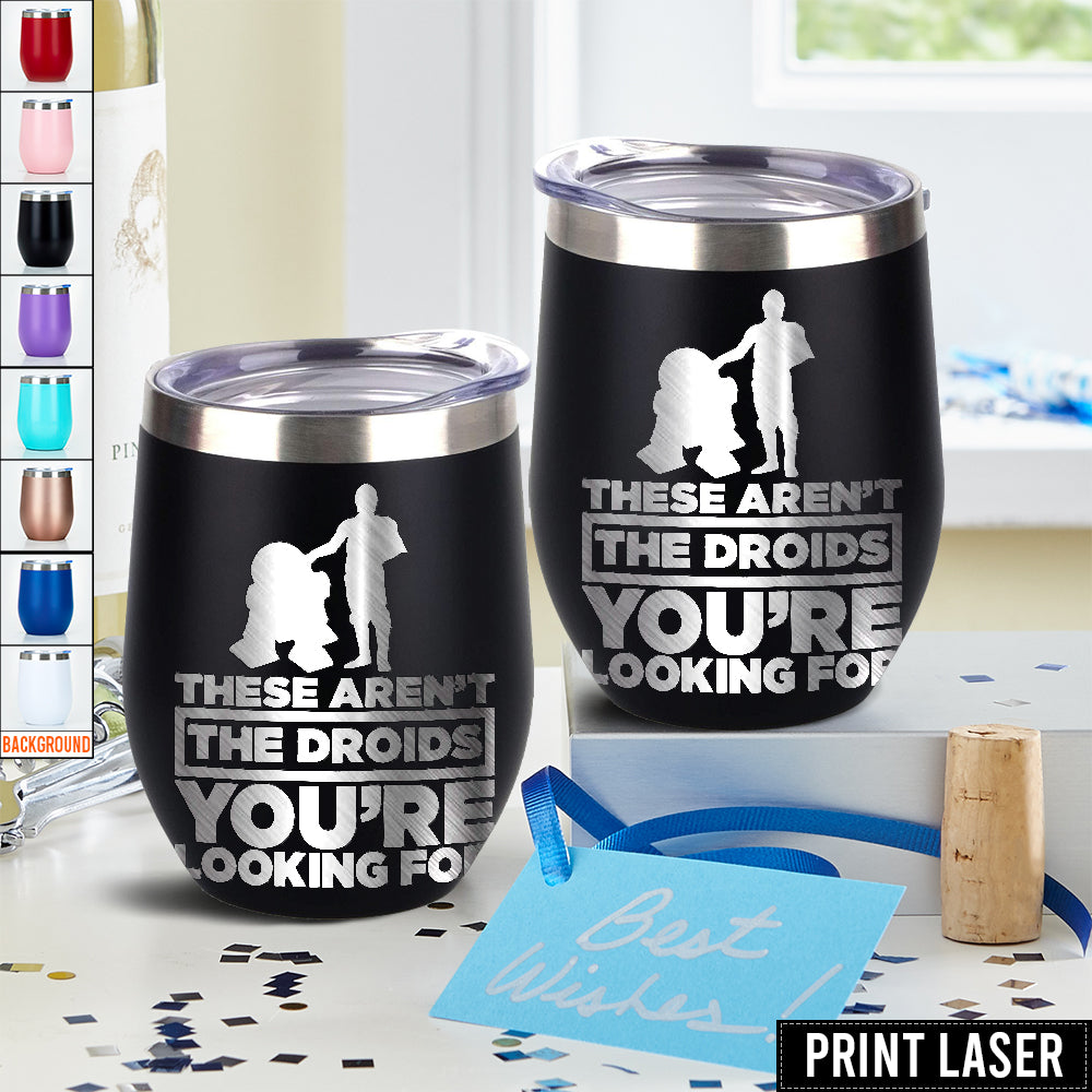 Star Wars These Aren't Droids You're Looking For R2D2 C3PO - Print Laser Egg Cup