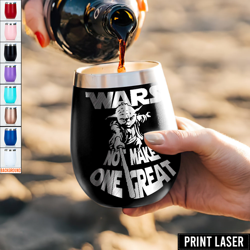 Star Wars Yoda Wars Not Make One Great! - Print Laser Egg Cup