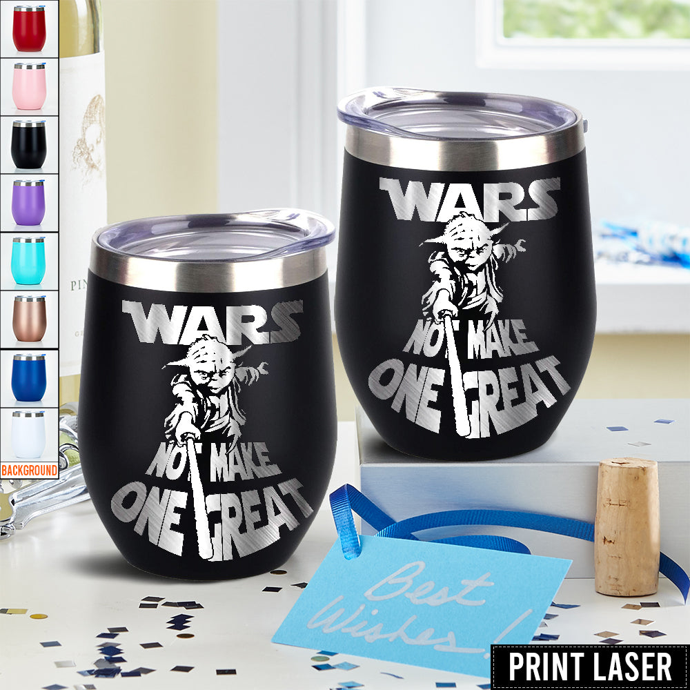 Star Wars Yoda Wars Not Make One Great! - Print Laser Egg Cup