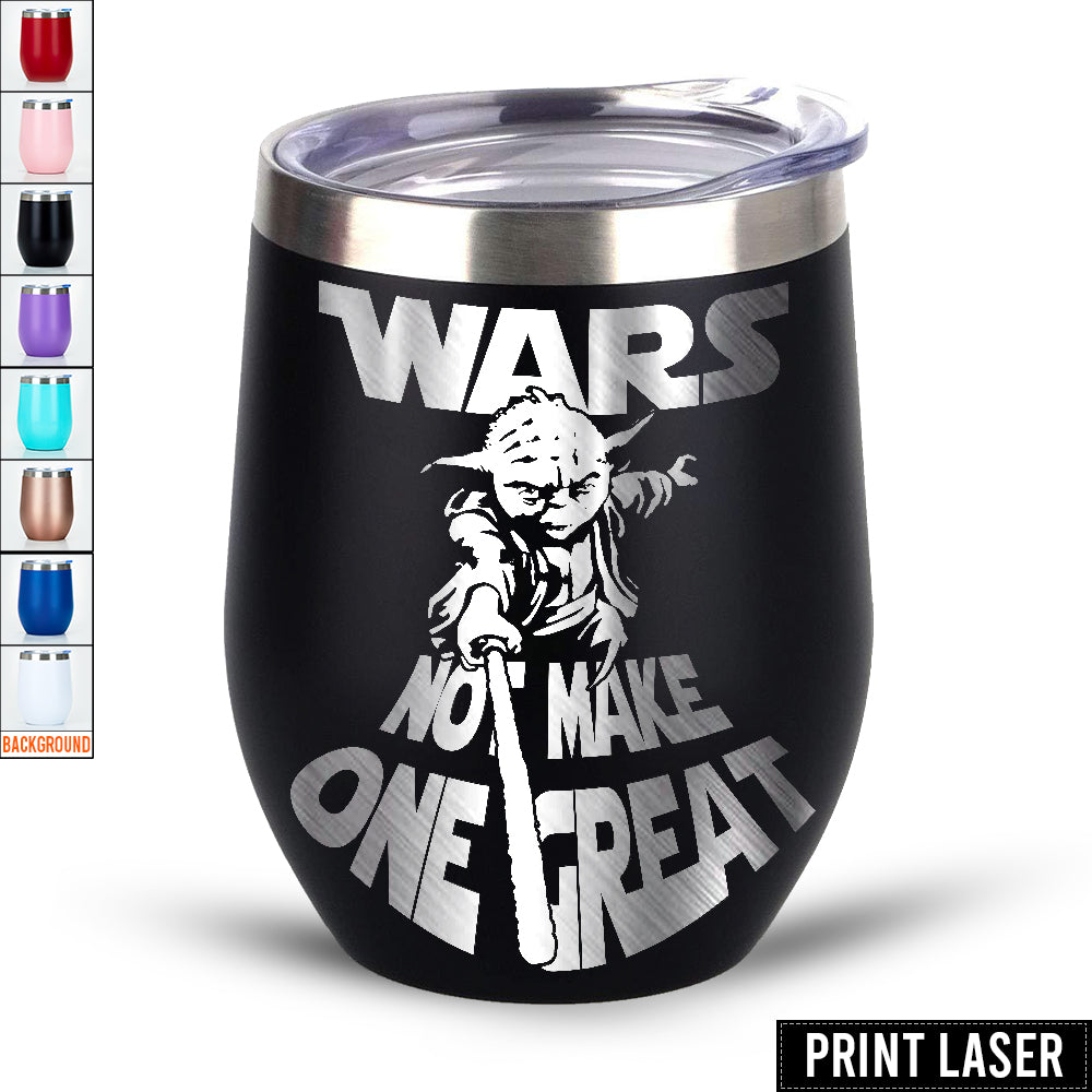 Star Wars Yoda Wars Not Make One Great! - Print Laser Egg Cup