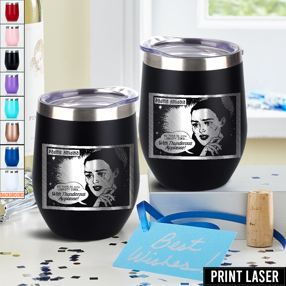 Star Wars This Is How Liberty Dies With Thunderous Applause - Print Laser Egg Cup