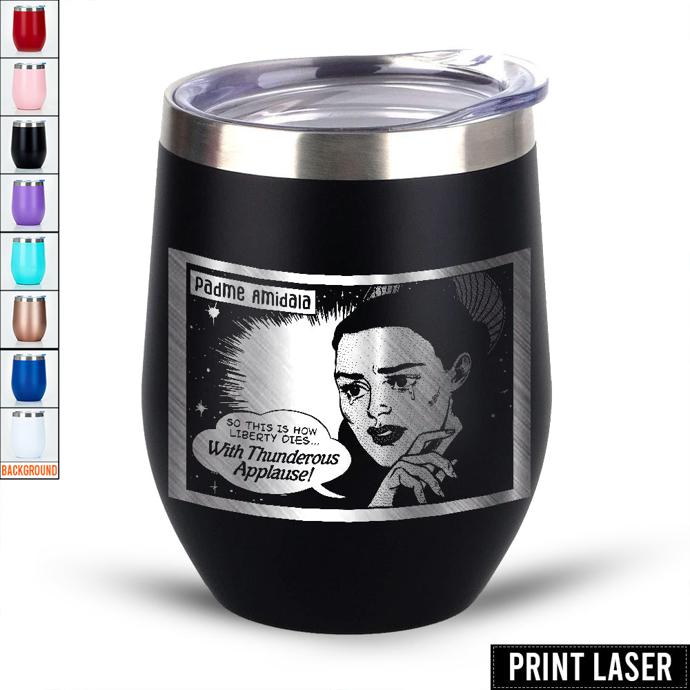 Star Wars This Is How Liberty Dies With Thunderous Applause - Print Laser Egg Cup
