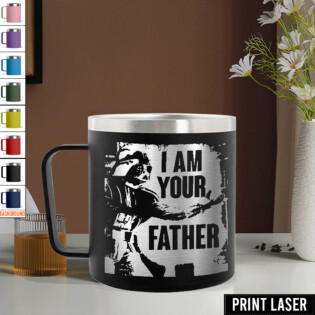 Star Wars Darth Vader 'No, I Am Your Father.' - Print Laser Handle Cup