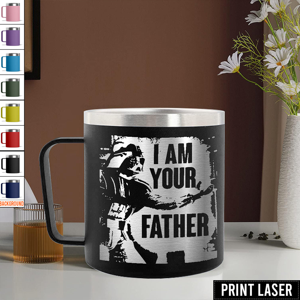 Star Wars Darth Vader 'No, I Am Your Father.' - Print Laser Handle Cup